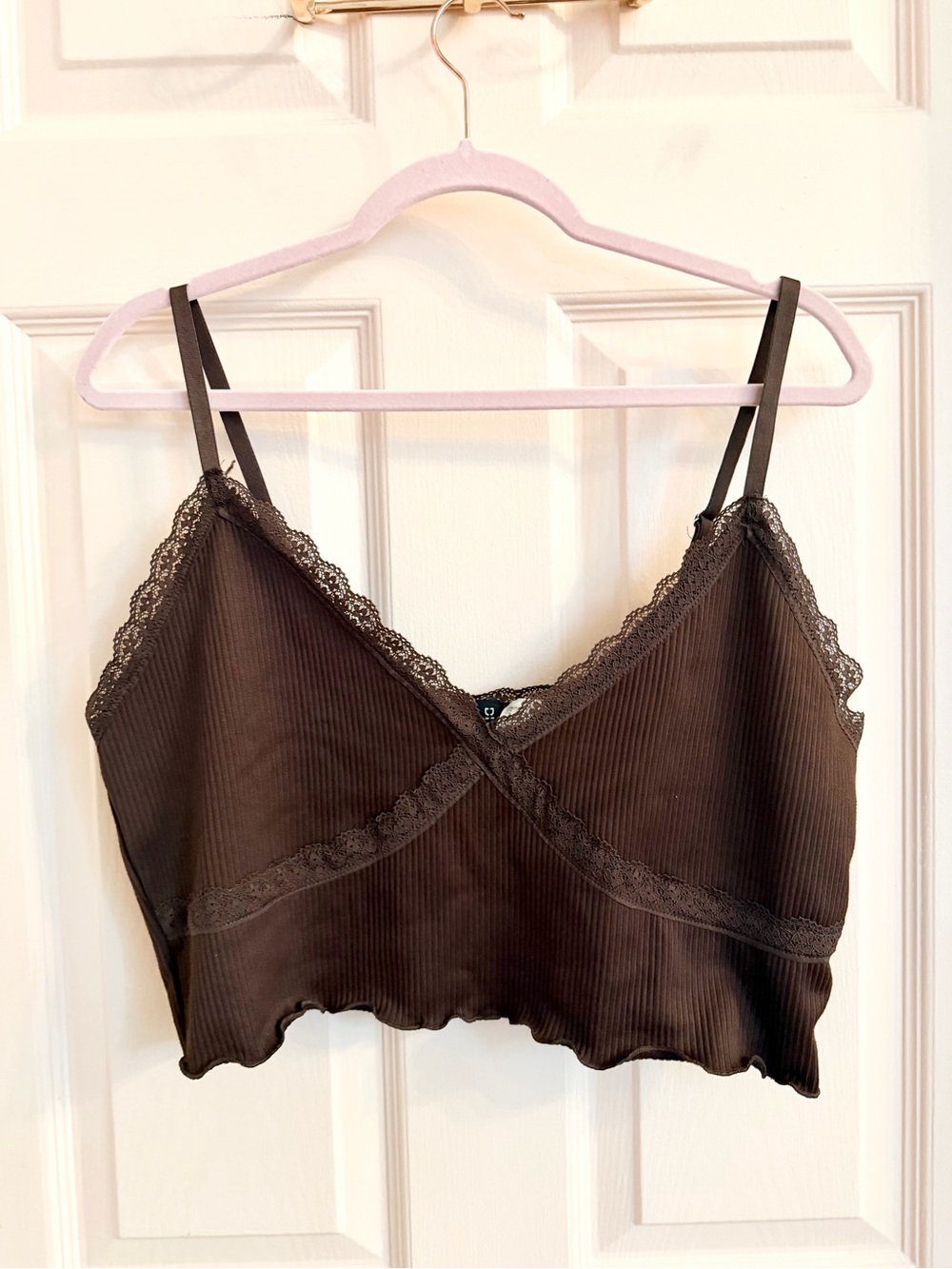 Brown Divided cami